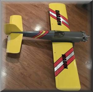 A vintage (1982) Large Scale RC Airplane. Lettering from Mark F, TX